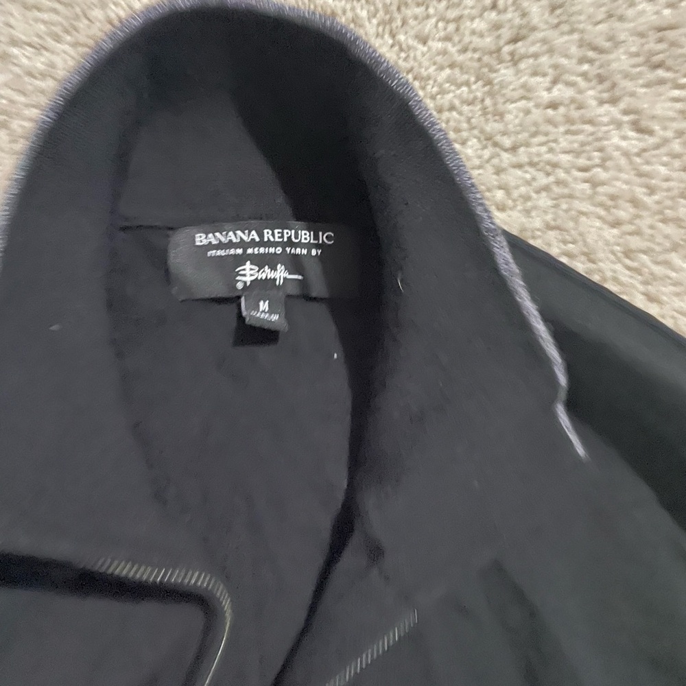 Banana republic lightweight front zipper sweater